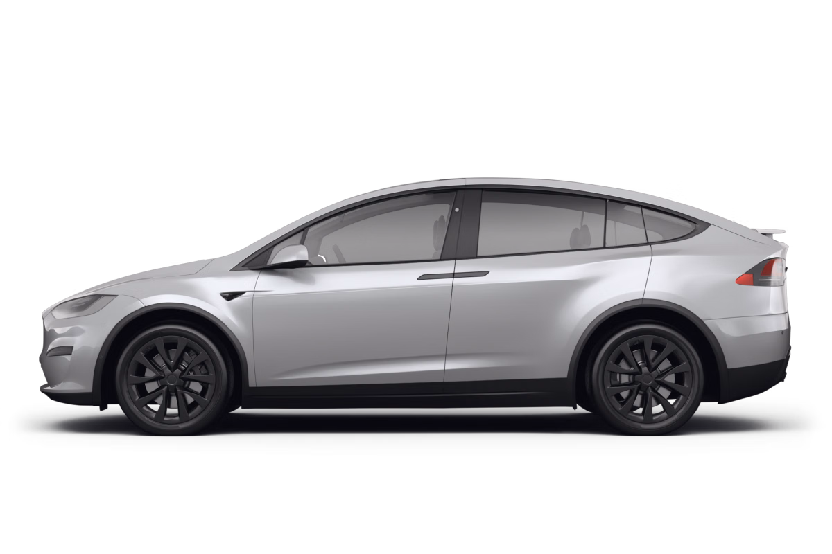 Tesla Model X - Side view Tesla Model X - Side view